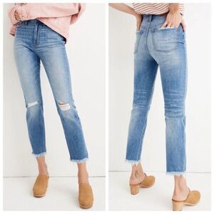 Madewell Perfect Vintage Jeans Women's 26 Parnell Wash Distressed High Rise